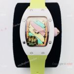 VS Factory Swiss Richard Mille RM07-03 BonBon Watch Ceramic Green Rubber Strap